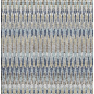 HomeRoots 8' X 10' Southwestern Area Rug in Taupe, Gold & Gray - Washable, Stain-Resistant, UV Protected Comfort 668287