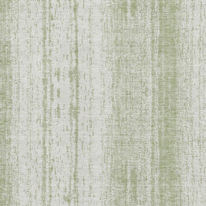 HomeRoots 8' X 10' Stylish Artichoke Green & Ivory Striped Area Rug - Washable, UV-Protected & Durable Design 668305