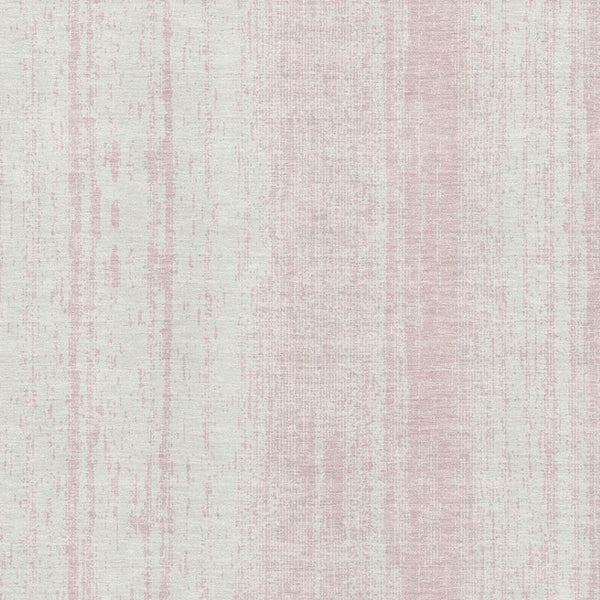 HomeRoots 8' X 10' Pink and Ivory Striped Washable Area Rug with UV Protection – Durable, Stylish, Kid-Friendly! 668353
