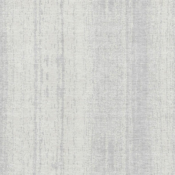 HomeRoots 8' X 10' Silver and Ivory Striped Washable Area Rug with UV Protection for Stylish, Easy Care Living 668365