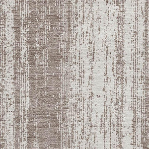 HomeRoots 10' X 14' Taupe And Ivory Striped Area Rug - UV Protected, Stain-Resistant, Soft & Durable Design 668373