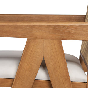 English Elm Christopher Knight Home® - 27" Woven Cane Back Bar Stool with Foam-Padded Polyester Seat, Durable Rubberwood Frame, 300lb Capacity Natural+Cream N780P237930N