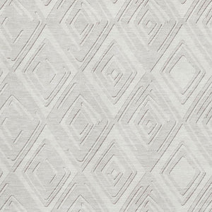 HomeRoots 5' X 8' Ivory and Beige Geometric Area Rug – Durable, Stain-Resistant, UV Protected for High-Traffic Spaces 668405