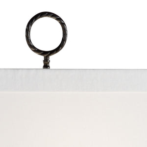 Wildwood Homer Sculptural Horse Lamp In Antique Brass With Off-White Rectangular Shade For Modern Spaces 66854