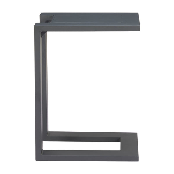 HomeRoots 18" Black Aluminum Outdoor Side Table – Stylish, Durable & Versatile for Patios, Balconies, and More 668541
