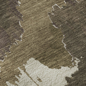 HomeRoots 8' X 10' Abstract Washable Area Rug with UV Protection - Stylish, Durable, Stain-Resistant Comfort! 668637