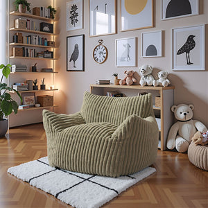 HomeRoots 40" Stylish Green Upholstered Arm Chair - Modern Comfort with Versatile Slipcover for Any Space 668776