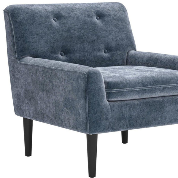 HomeRoots 30" Modern Gray Upholstered Arm Chair - Versatile Accent Seating for Home & Office Comfort 668778