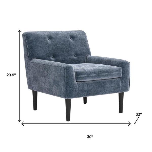 HomeRoots 30" Modern Gray Upholstered Arm Chair - Versatile Accent Seating for Home & Office Comfort 668778