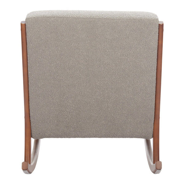 HomeRoots 26" Gray Upholstered Arm Chair - Modern Comfort Accent for Living Rooms, Offices & Hospitality Spaces 668790