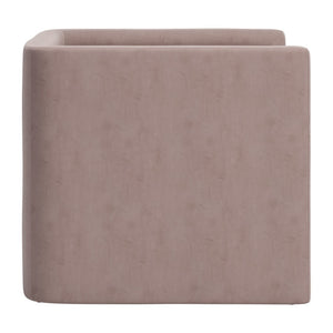 HomeRoots 35" Taupe Upholstered Arm Chair – Modern Accent Seating with Durable Design for Home & Office Use 668794