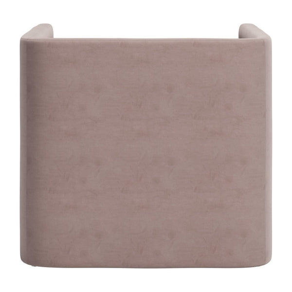 HomeRoots 35" Taupe Upholstered Arm Chair – Modern Accent Seating with Durable Design for Home & Office Use 668794