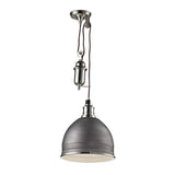 Carolton 12'' Wide 1-Light Mini Pendant - Polished Nickel 66883/1 Elk Lighting