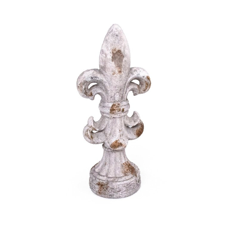 Zentique Accent stoneware sculptural vase 17" tall - neutral matte finish, durable decorative accent for shelves 6689L B18