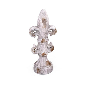Zentique Accent stoneware sculptural vase 17" tall - neutral matte finish, durable decorative accent for shelves 6689L B18