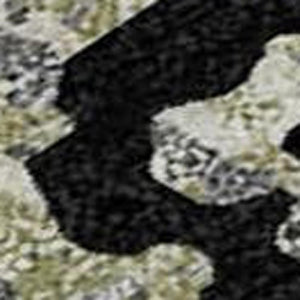 HomeRoots 5' X 8' Elegant Black Gray Beige Floral Area Rug - Washable, Stain Resistant, UV Protected Design 669026