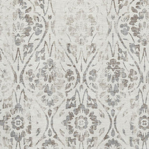 HomeRoots 8' X 10' Ivory and Beige Floral Washable Area Rug - Elegant, Durable, Stain Resistant with UV Protection 669058