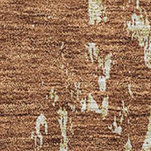 HomeRoots 10' X 14' Washable Rust and Gray Floral Area Rug with UV Protection for Busy Households & Style 669066