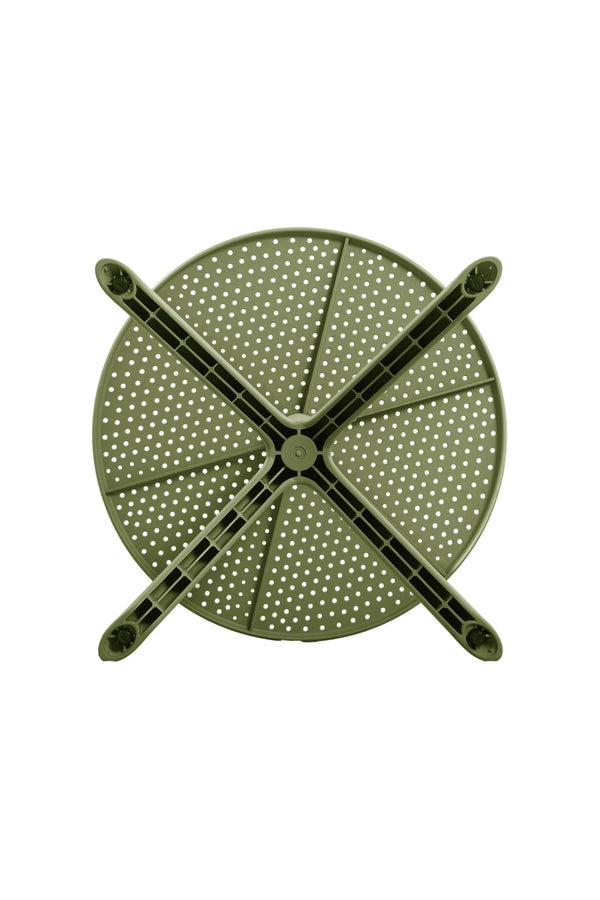 English Elm Cedric Outdoor Round Bistro Table Cafe Inspired Modern Design for Compact Patios Sage Green N776P390479G