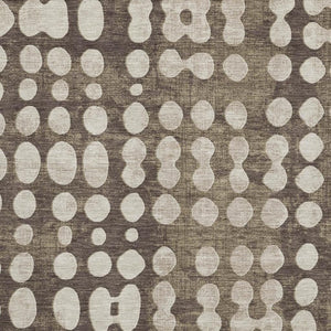 HomeRoots 10' X 14' Washable Polka Dot Area Rug in Brown & Beige - Durable, Stain Resistant with UV Protection 669102