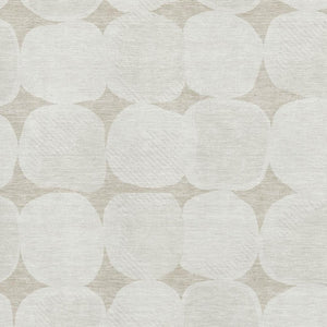 HomeRoots 9' X 12' Beige And Ivory Abstract Geometric Washable Area Rug - Durable, UV Protected & Stylish 669161