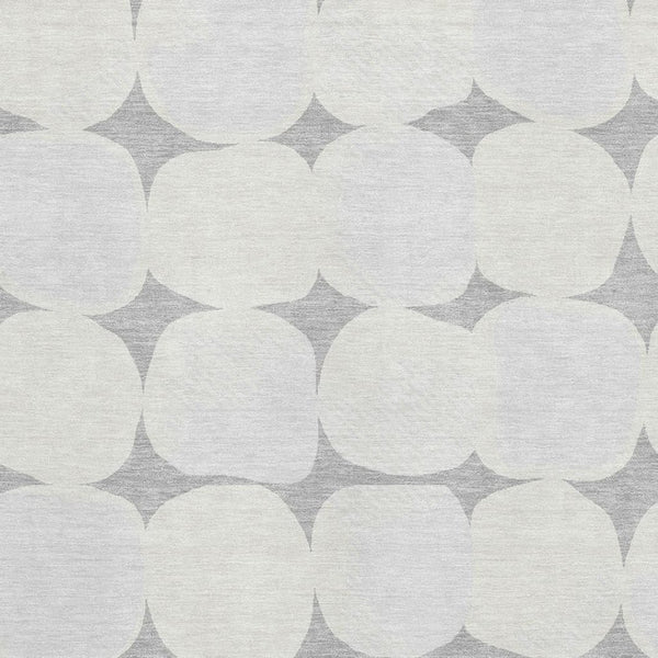 HomeRoots 9' X 12' Gray & Ivory Abstract Geometric Area Rug - Stain-Resistant, UV Protected, Modern Style 669191