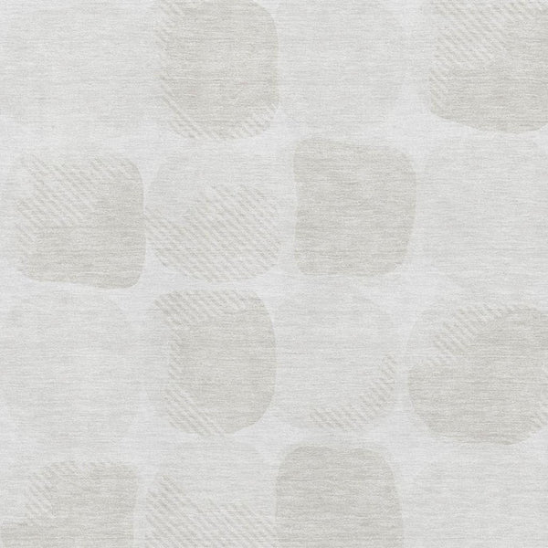 HomeRoots 5' X 8' Ivory and Beige Geometric Washable Area Rug with UV Protection, Perfect for High-Traffic Spaces 669200