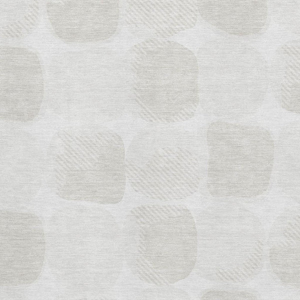 HomeRoots 8' X 10' Abstract Geometric Ivory and Beige Area Rug - Washable, UV-Protected, Stain-Resistant Design 669202