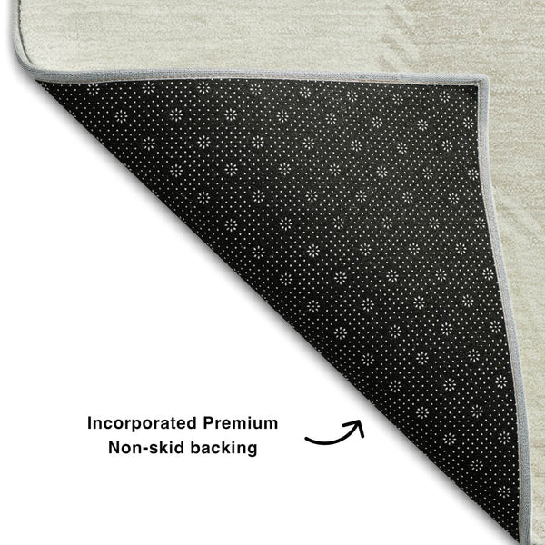 HomeRoots 8' X 10' Modern Rust & Ivory Abstract Geometric Area Rug – Washable, UV-Protected, Durable Design! 669220