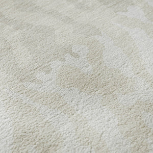 HomeRoots 5' X 8' Ivory and Beige Animal Print Area Rug - Washable, UV Protected, Perfect for Family Spaces! 669452
