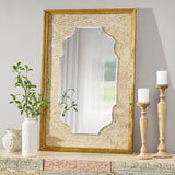 Christopher Knight Home® - Noble House - - Embossed Mirror Rect