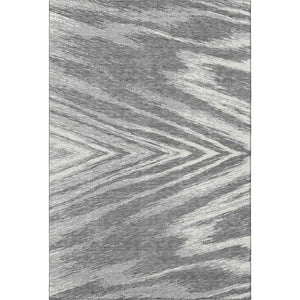 HomeRoots 10' X 14' Modern Gray & Ivory Abstract Area Rug - Washable, UV Protected, Perfect for Active Homes 669702