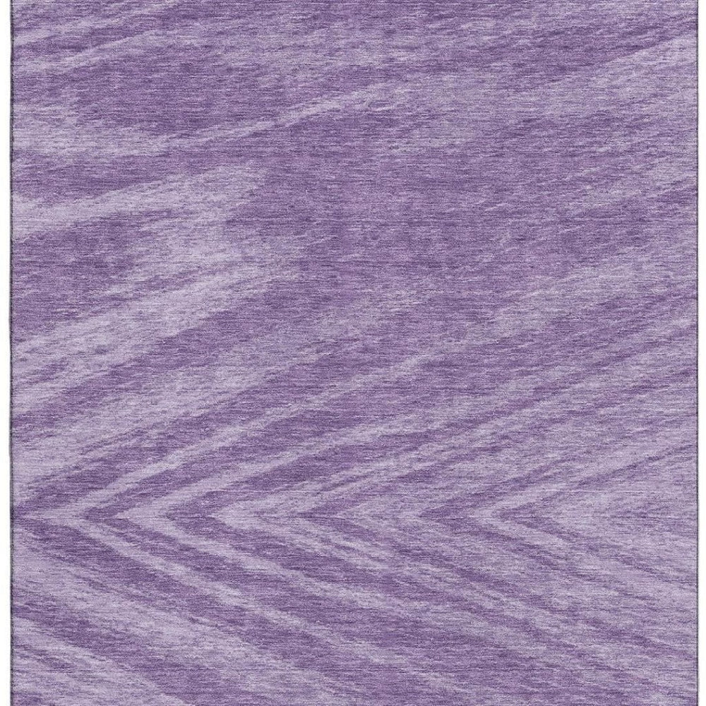 HomeRoots 5' X 8' Purple and Lavender Abstract Area Rug - Washable, UV Protected, Modern Style for Any Room 669728