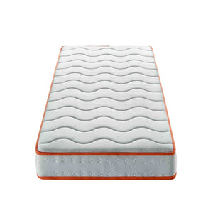 English Elm Twin Hybrid Pocket Coil Foam Mattress Medium Soft Sleep for Bunks and Guest Beds W3203P373888