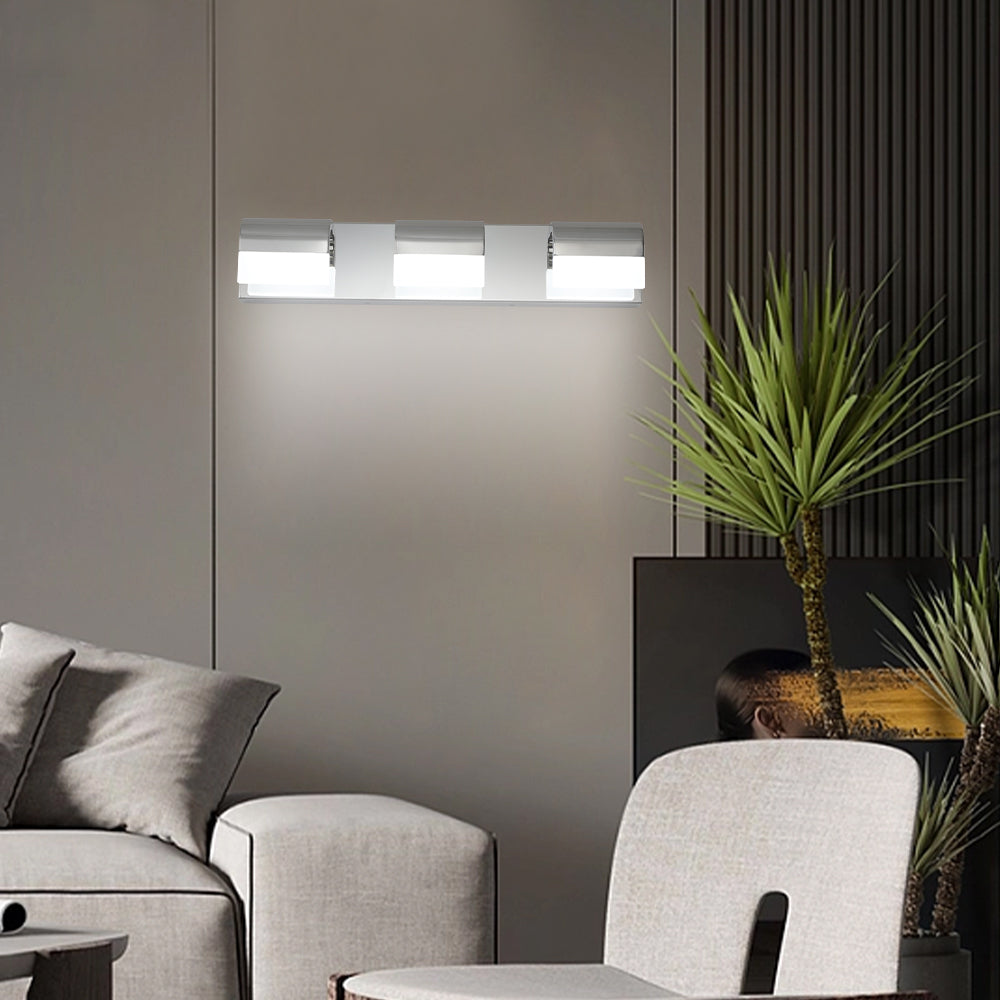 English Elm Bathroom Vanity Lighting - Modern 3-Light Led Fixture For Bright, Energy-Efficient Bathroom Illumination W2312P374898
