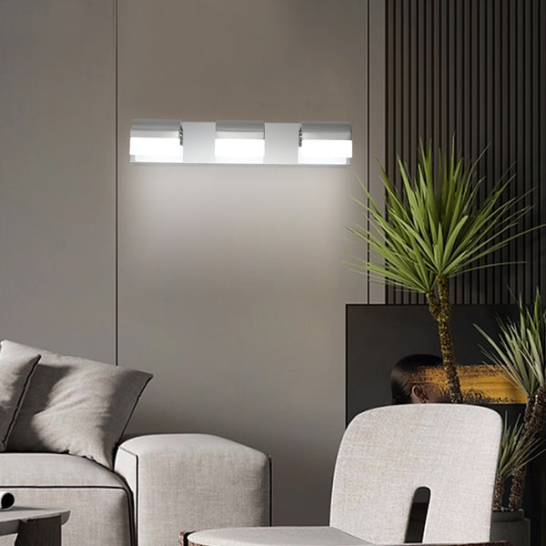 English Elm Bathroom Vanity Lighting - Modern 3-Light Led Fixture For Bright, Energy-Efficient Bathroom Illumination W2312P374898