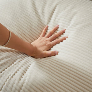 English Elm 99-Inch L-Shaped Corduroy Sectional Sofa With Chaise & 3 Pillows – Modern Comfort For Any Room! W834S00490