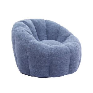English Elm Bean Bag Lounge Chair Faux Fur Memory Foam Fill Ergonomic Armrests for Adults W2200P302149