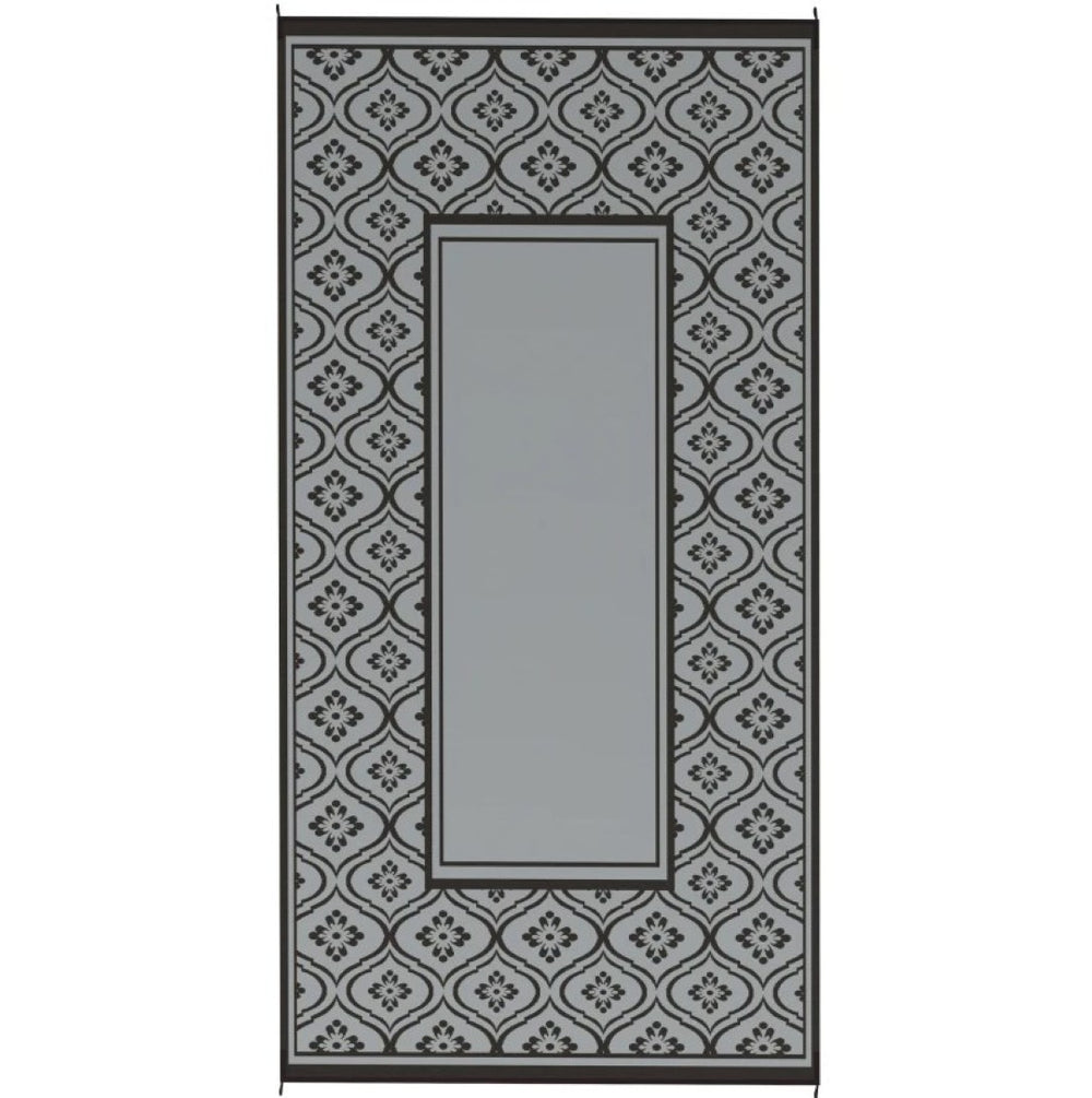 English Elm Geometric Reversible Polypropylene Outdoor Rug Uv Resistant Waterproof Patio Deck Mat T3971P421297