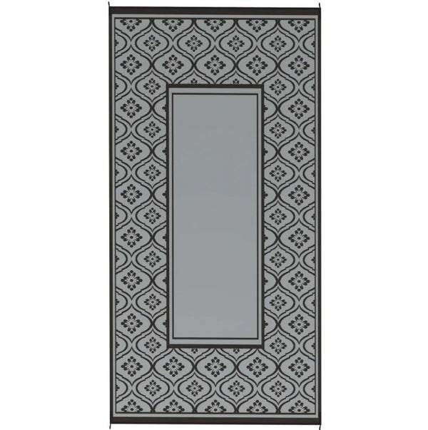 English Elm Geometric Reversible Polypropylene Outdoor Rug Uv Resistant Waterproof Patio Deck Mat T3971P421297