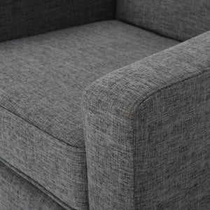 English Elm Christopher Knight Home® - CHAIR Gray Fabric Modern Club Chair — Elegant, Supremely Comfortable Living Room Accent Seat 61237.00GRY