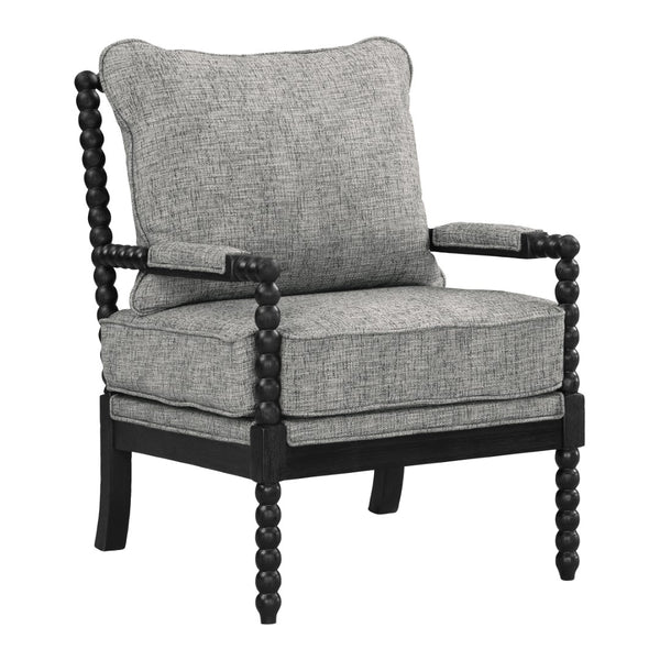 OSP Home Furnishings Eliza Spindle Chair Graphite