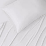 Beautyrest Tencel Polyester Blend Casual Sheet Set BR20-3895 White