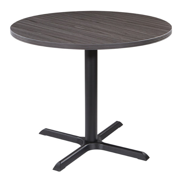 OSP Home Furnishings Napa Round Dining Table for Small Spaces Classic Style Sturdy Everyday Kitchen Use Espresso NAP-33T-ESP