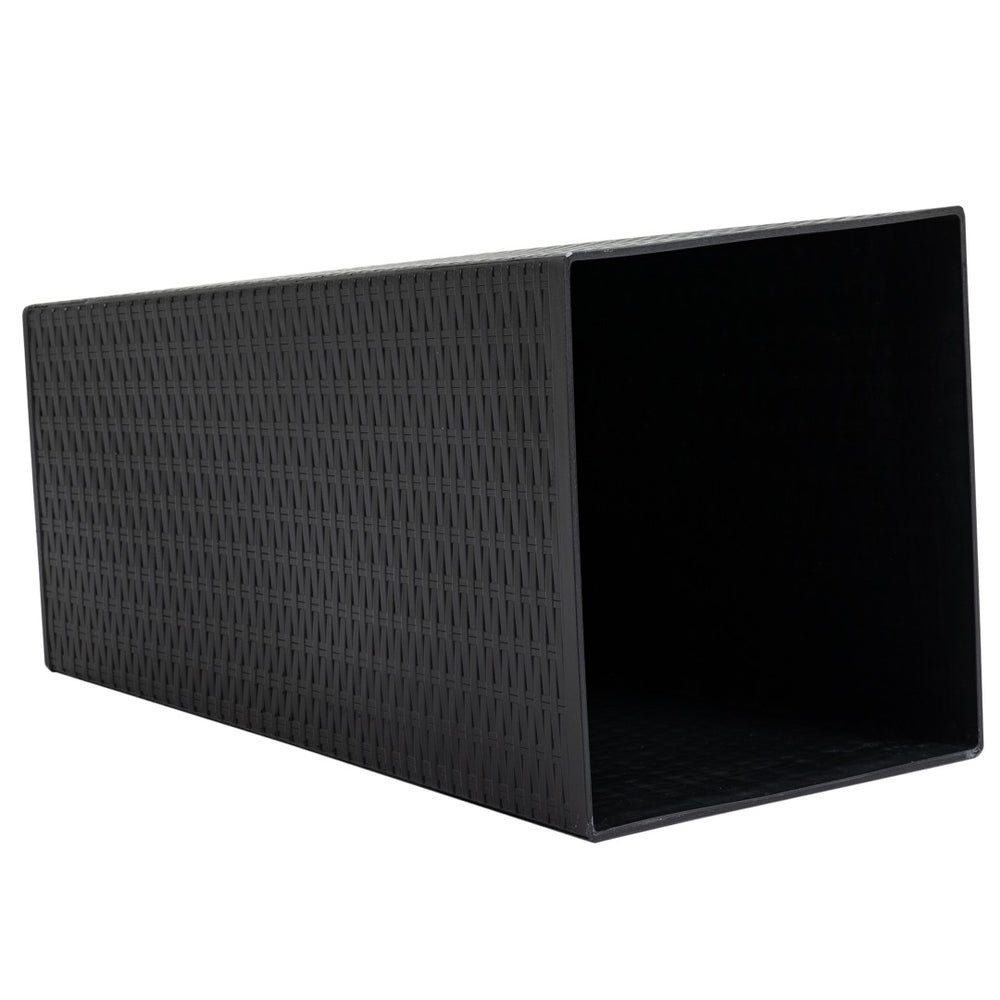 English Elm Outsunny Set Of 3 Stylish Tall Planters - Uv-Resistant Indoor/Outdoor Flower Pots For Any Space W2225P174478-GIGA