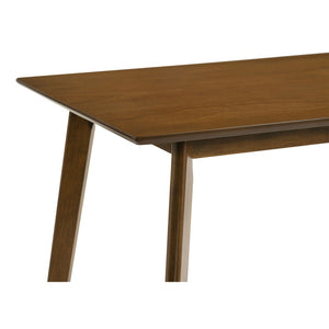 English Elm Aston Mid-century Counter Height Dining Set Walnut Finish Bentwood Chairs for Kitchen B062S01657