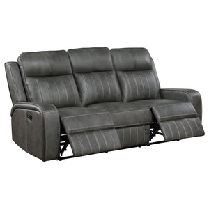 English Elm Forrest Grey Motion Reclining Sofa - Modern Elegance With Plush Comfort And Stylish Design Features B062P354053