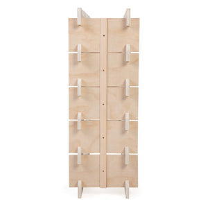 English Elm 54 Bottle Pine Modular Stackable Wine Rack Cellar Organizer for Bar or Kitchen W2181P362378