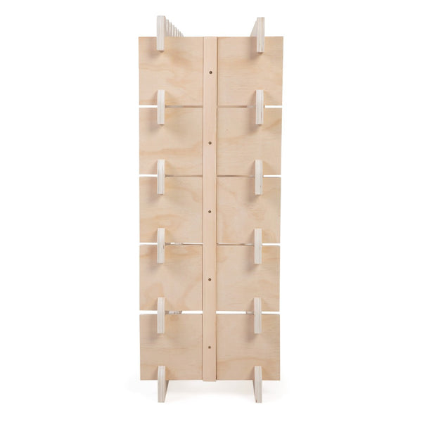 English Elm 54 Bottle Pine Modular Stackable Wine Rack Cellar Organizer for Bar or Kitchen W2181P362378