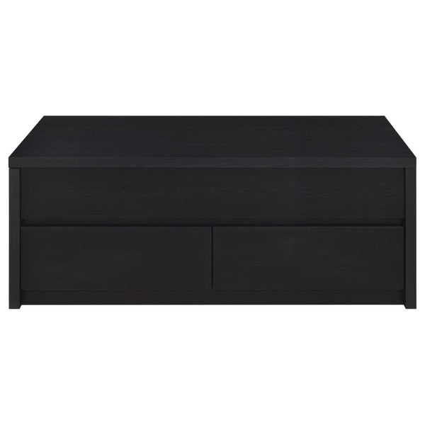 English Elm Nuberg Driftwood Gray Living Room Coffee and End Table Set with Storage Shelves B062S01579